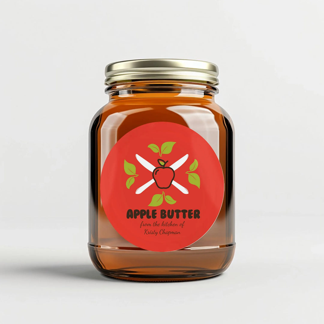 Apple Butter Canning Labels - iCustomLabel