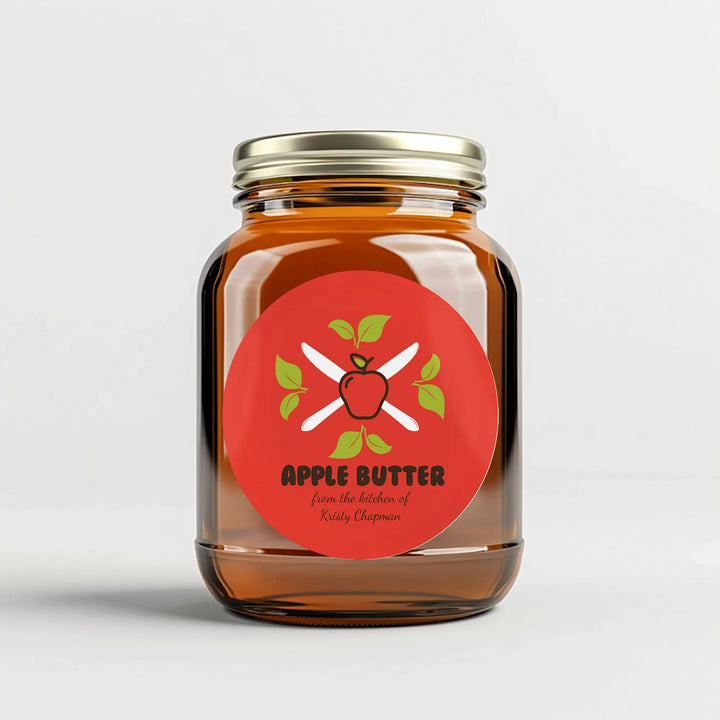 Apple Butter Canning Labels - iCustomLabel