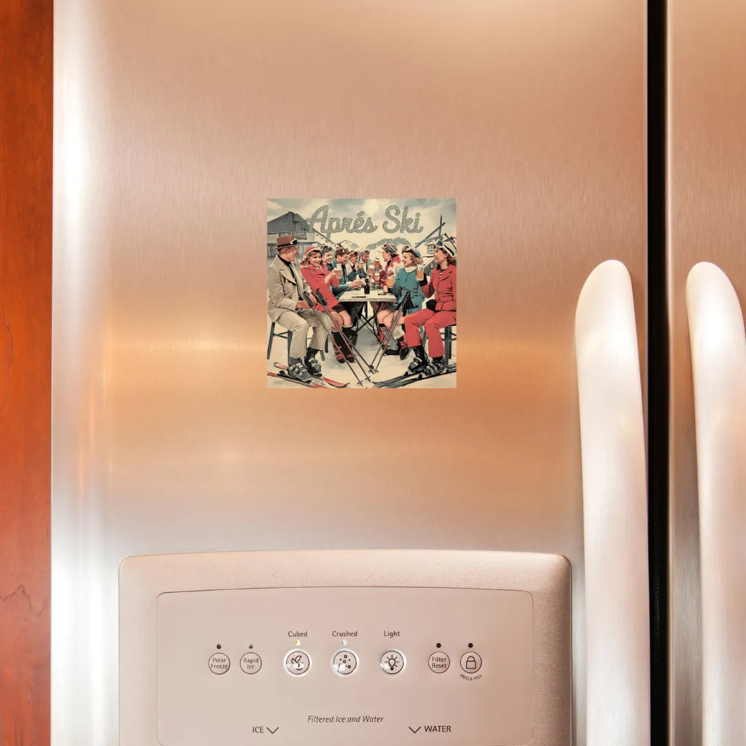 Apres Ski Fridge Magnet - iCustomLabel
