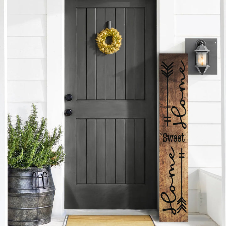 Arrow Sweet Home Porch Leaner Welcome Sign - iCustomLabel