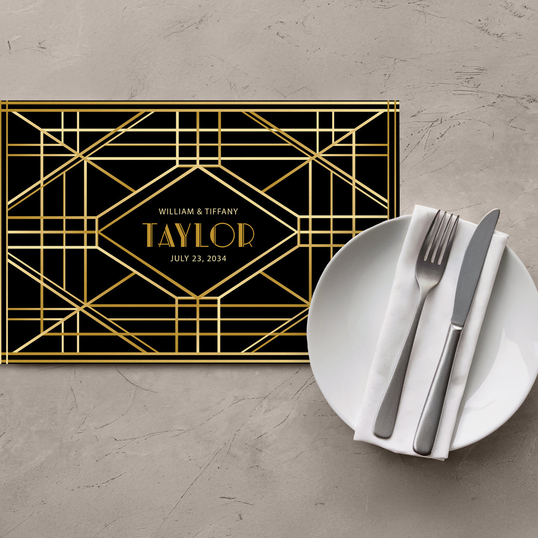 Art Deco Placemats - iCustomLabel