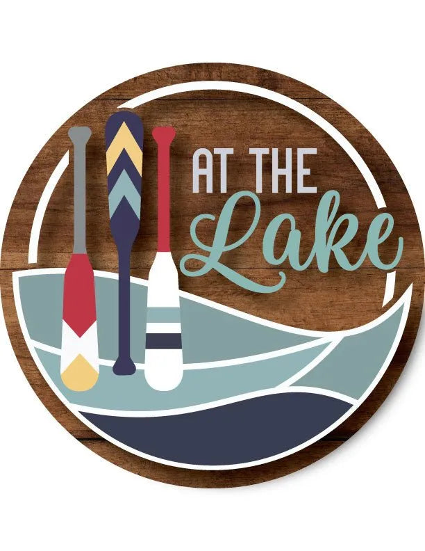 At The Lake Front Lakehouse Decor - iCustomLabel