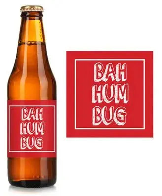 Bah Hum Bug Beer Label - iCustomLabel
