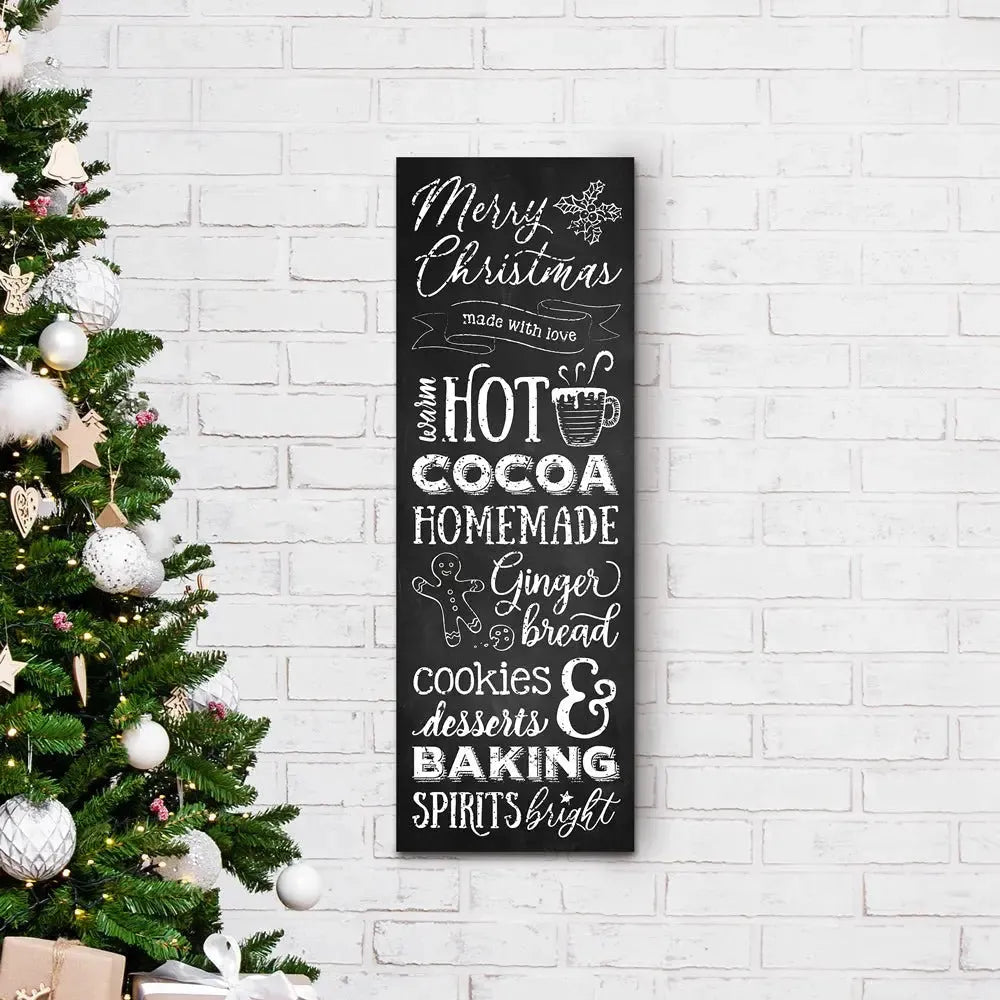 Baking Spirits Wood Sign - iCustomLabel