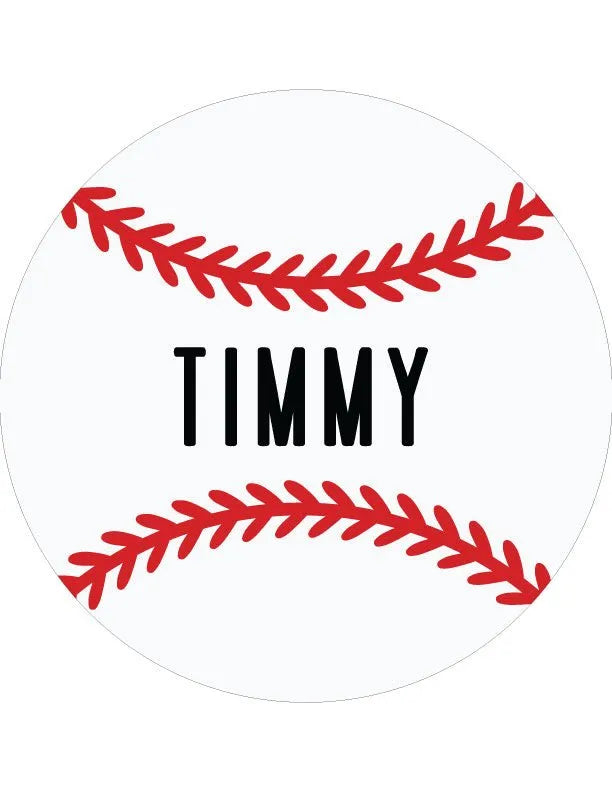 Baseball Custom Wood Sign - iCustomLabel