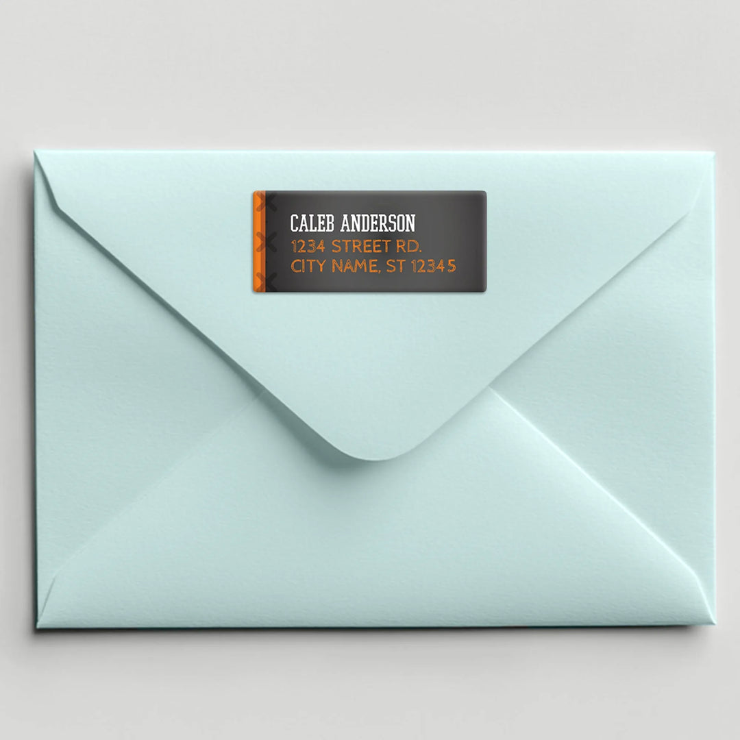 Basketball Address Label - iCustomLabel