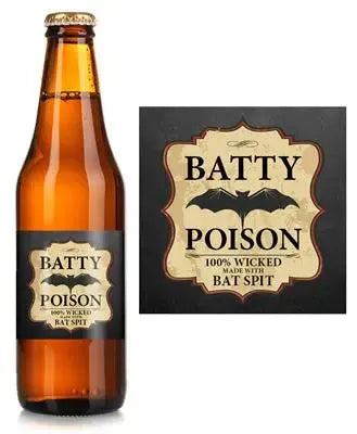 Batty Beer Label - iCustomLabel