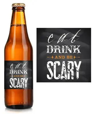 Be Scary Beer Label - iCustomLabel