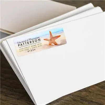 Beach Address Label - iCustomLabel