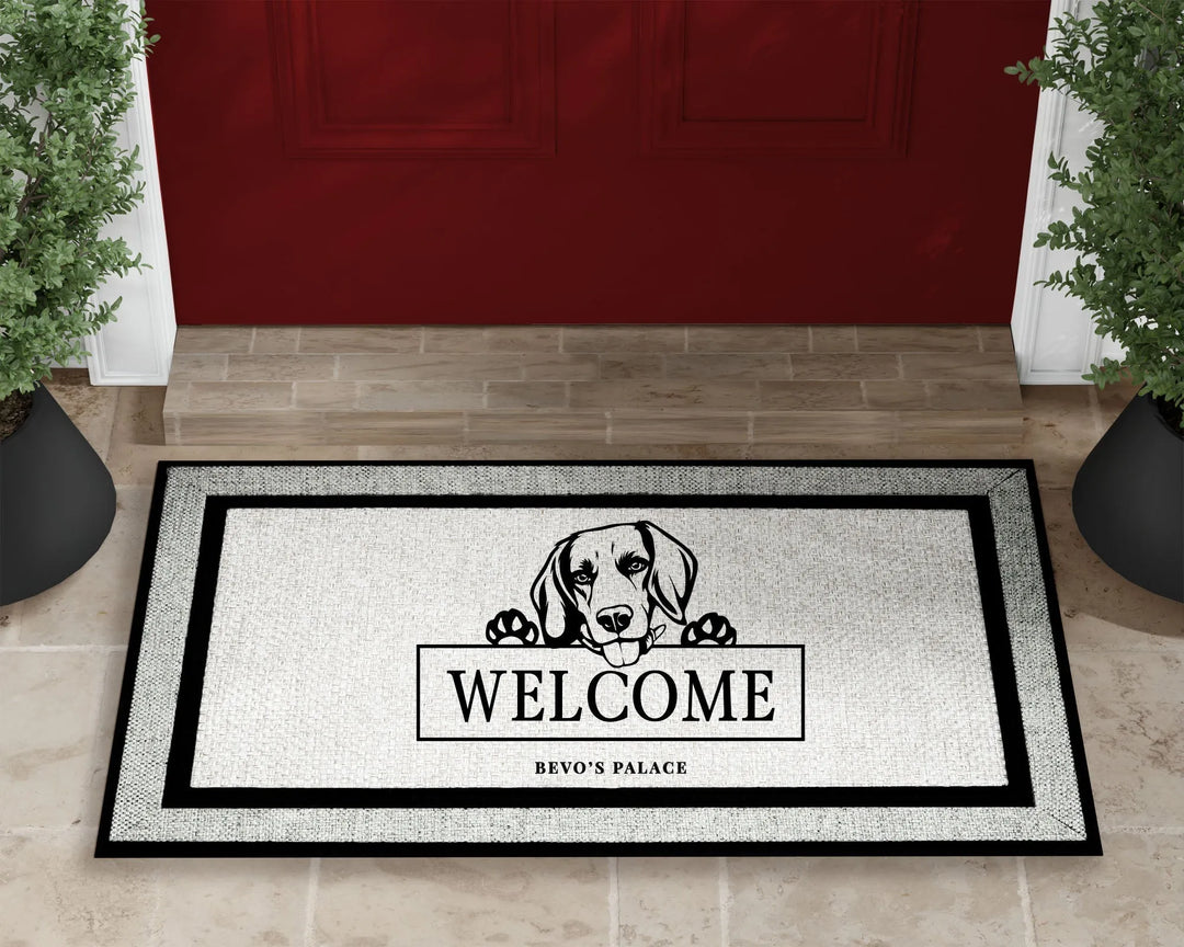 Beagle Dog Welcome Mat - iCustomLabel