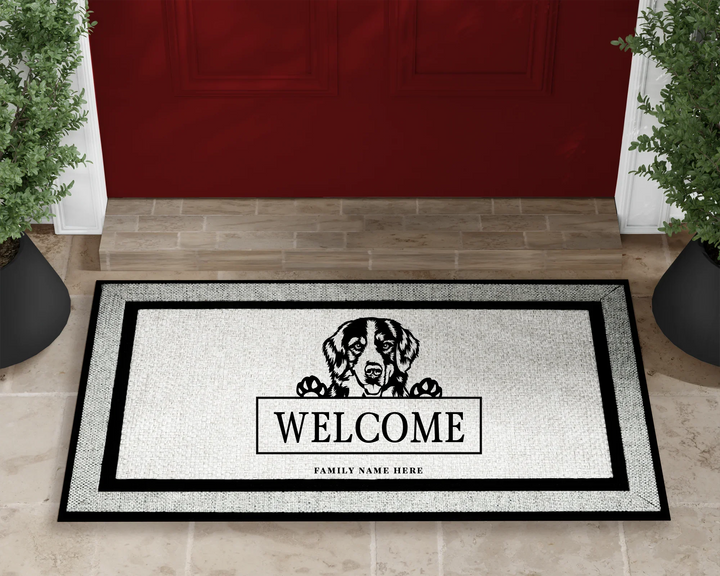Bernese Dog Welcome Mat