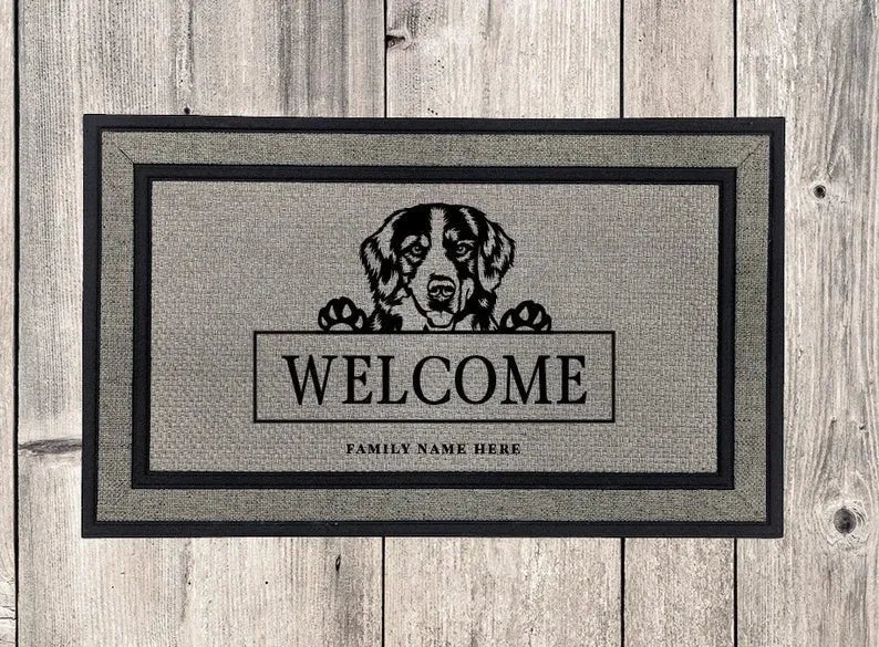 Bernese Dog Welcome Mat - iCustomLabel