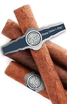 Best Dad Cigar Bands - iCustomLabel