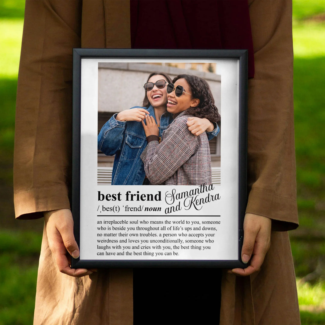 Best Friend Definition Poster - iCustomLabel