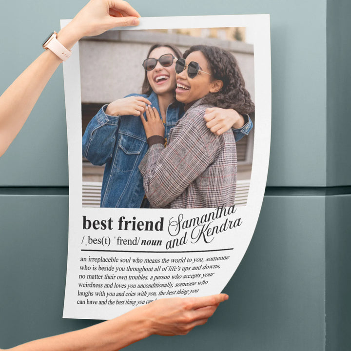 Best Friend Definition Poster - iCustomLabel