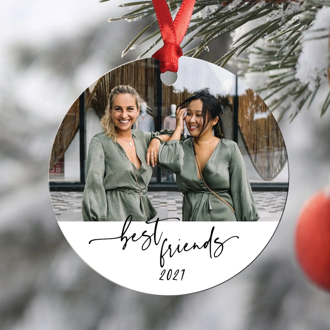 Best Friends Christmas Ornament - iCustomLabel