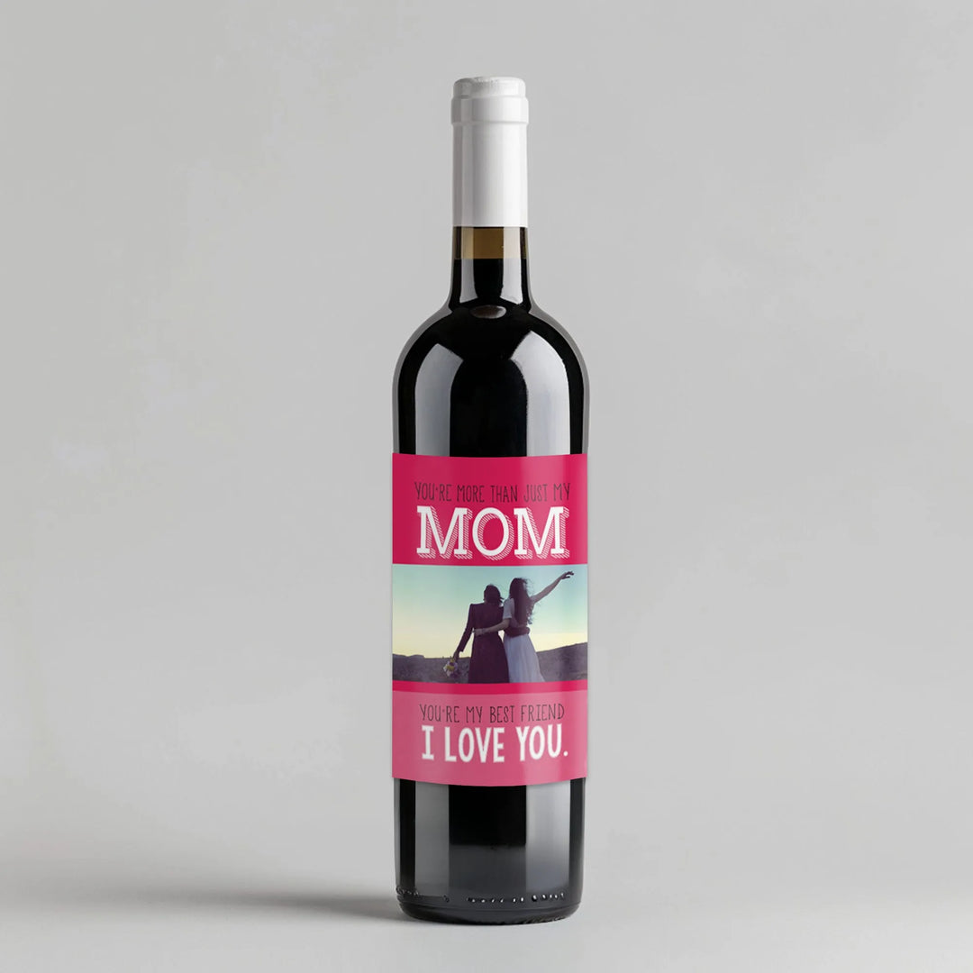 BFF Mothers Day Wine Label - iCustomLabel