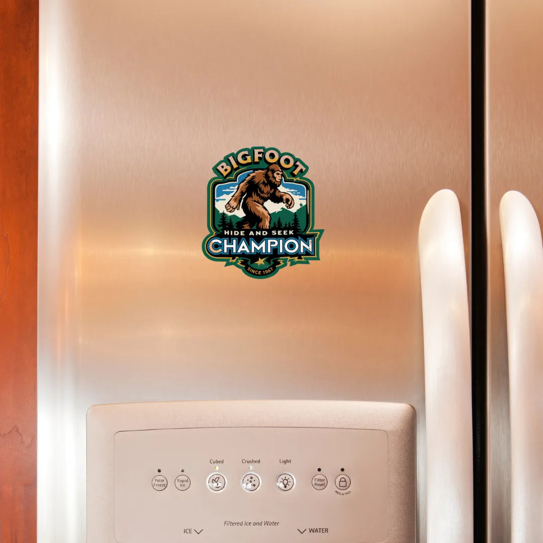 Bigfoot Fridge Magnet - iCustomLabel