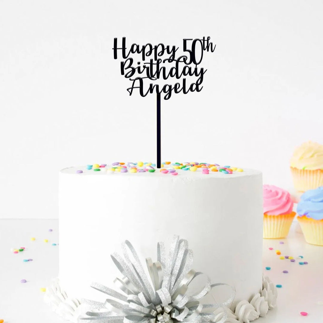 Birthday Cake Topper - iCustomLabel