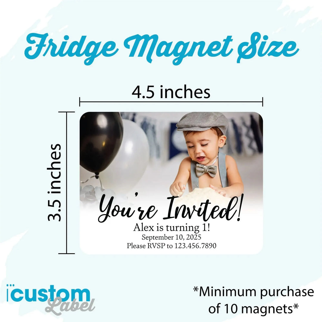 Birthday Invitations Fridge Magnet - iCustomLabel