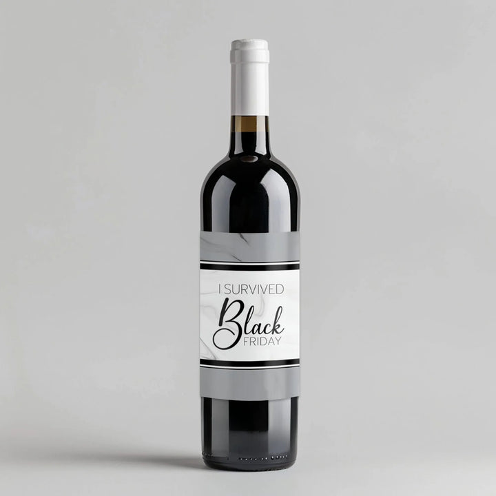 Black Friday Wine Label - iCustomLabel