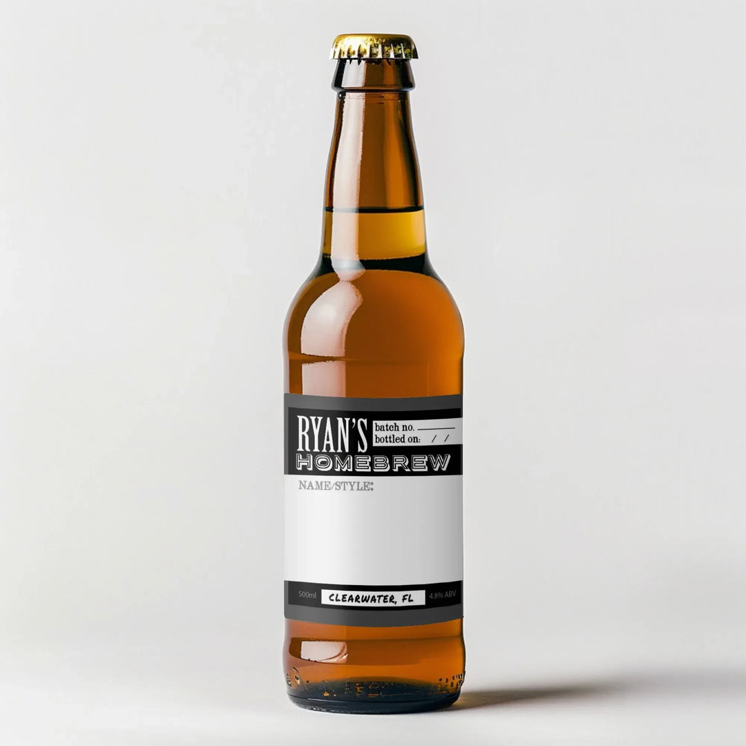 Homebrew Labels Custom Beer Labels | Homebrew Bottle Labels | iCustomLabel