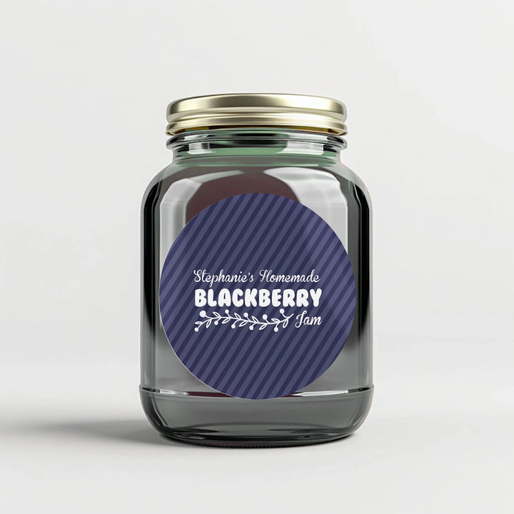 Blackberry Jam Canning Labels - iCustomLabel