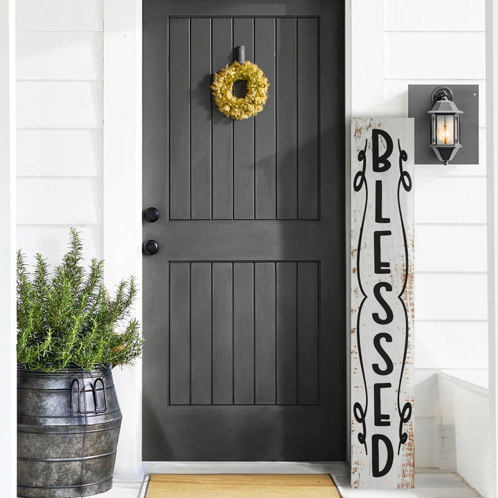 Blessed Porch Leaner Welcome Sign - iCustomLabel