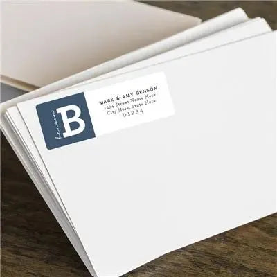 Block Initial Address Label - iCustomLabel