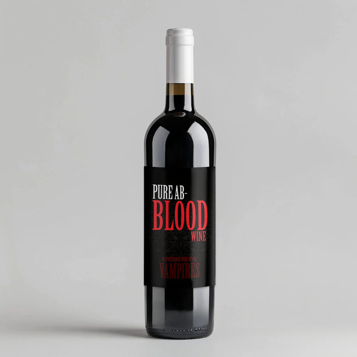 Blood Wine Label - iCustomLabel