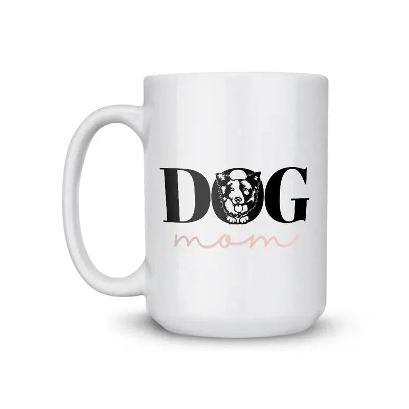 Border Collie Mom Dog Coffee Mug - iCustomLabel