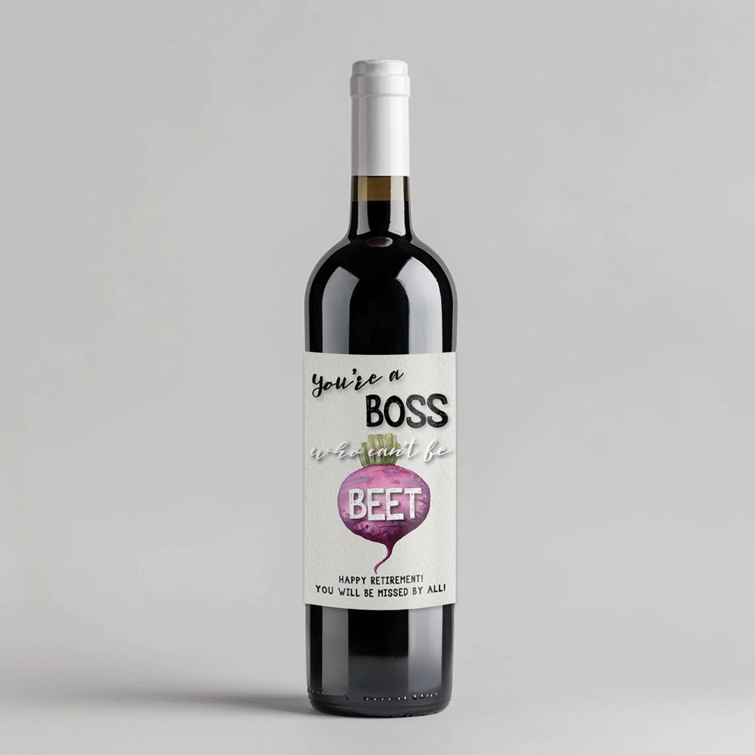 Boss Beet Wine Label - iCustomLabel