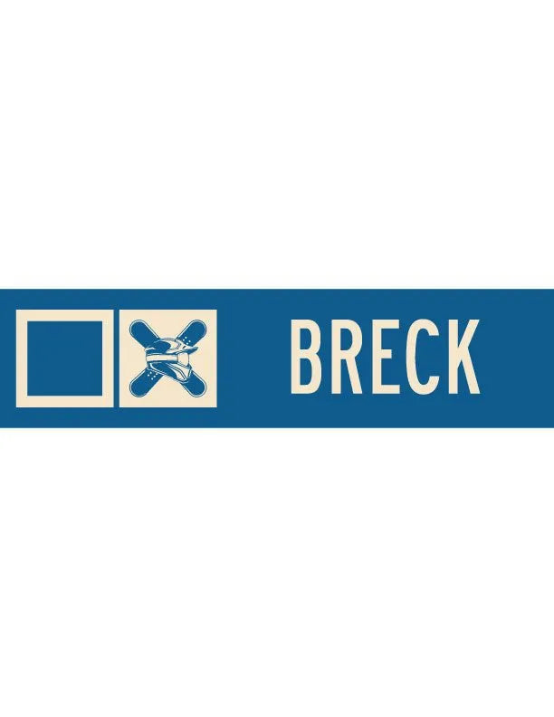 Breck Ski Trail Metal Sign - iCustomLabel