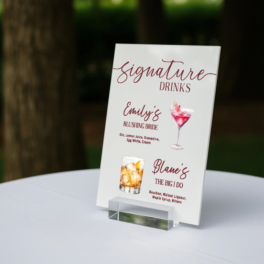bride-and-groom-cocktails-signature-drink-sign-icustomlabel-4 - iCustomLabel