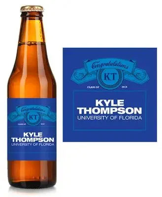 Bud Light Graduation Beer Label - iCustomLabel