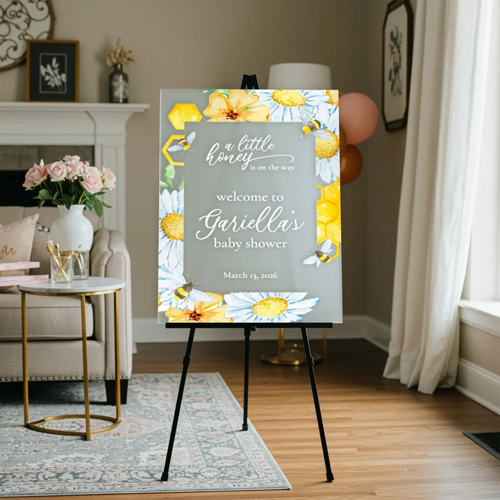 Bumblebee Baby Shower Sign - iCustomLabel