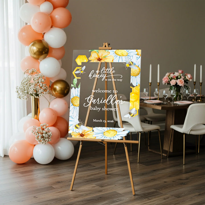 Bumblebee Baby Shower Sign - iCustomLabel