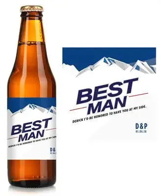 Busch Best Man Beer Label - iCustomLabel