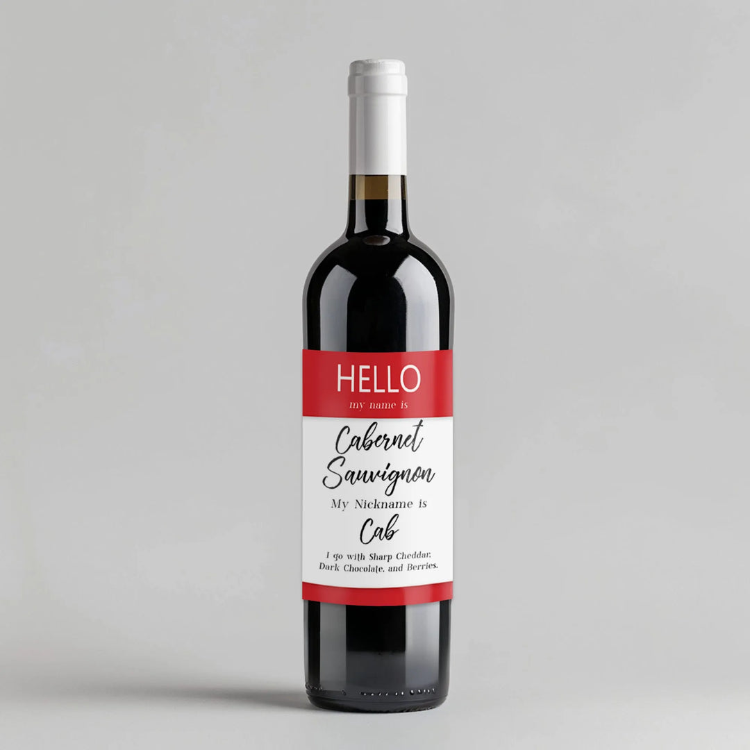 Cabernet Descriptions Wine Label - iCustomLabel