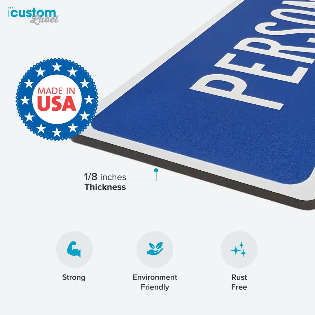 Cabin Welcome Metal Sign - iCustomLabel