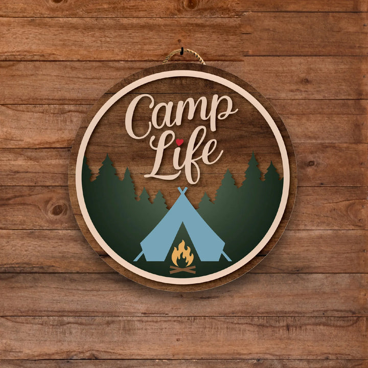 Camp Life Wall Decor - iCustomLabel