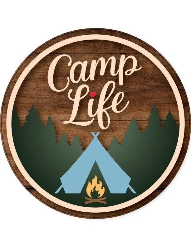 Camp Life Wall Decor - iCustomLabel