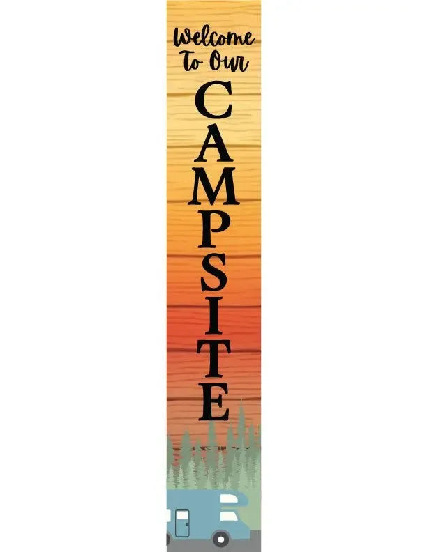 Campsite Welcome Sign - iCustomLabel