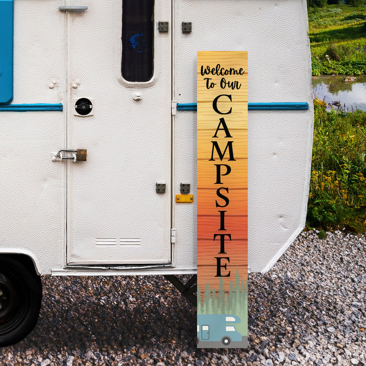 Campsite Welcome Sign - iCustomLabel