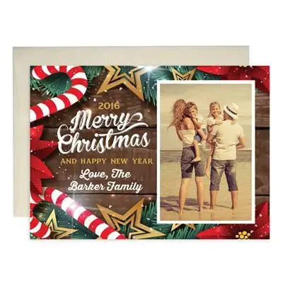 Candy Canes Holiday Cards - iCustomLabel