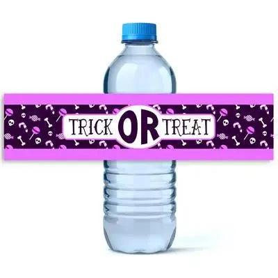 Candy Halloween Water Bottle Labels - iCustomLabel