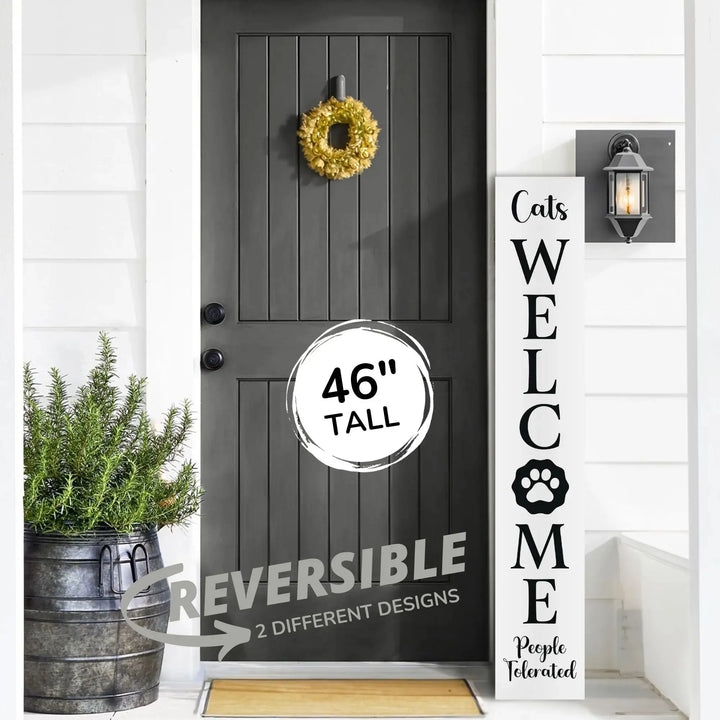 Cats Welcome Sign - iCustomLabel