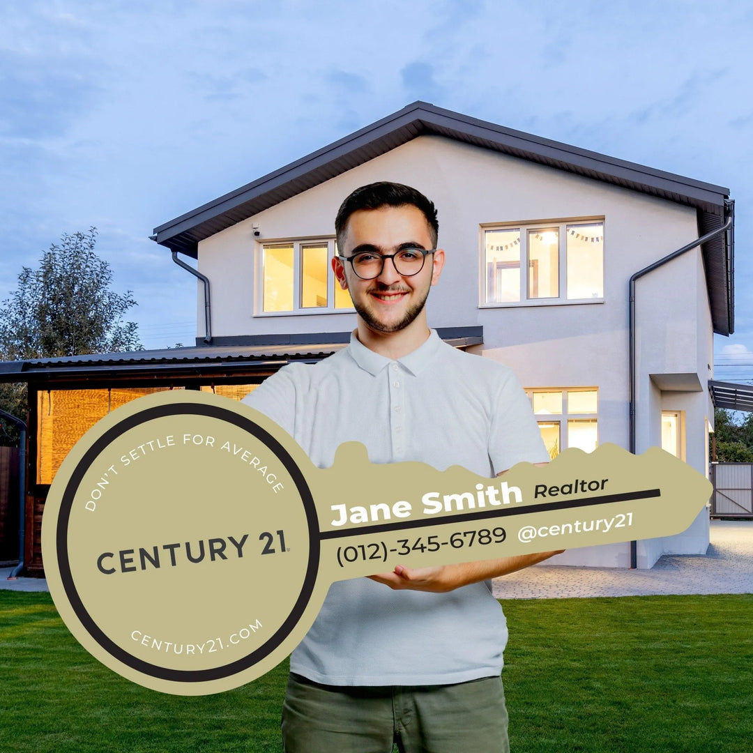 Century 21 Realtor Key Sign - iCustomLabel