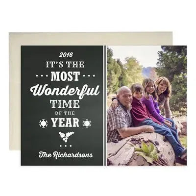 Chalkboard Holiday Cards - iCustomLabel