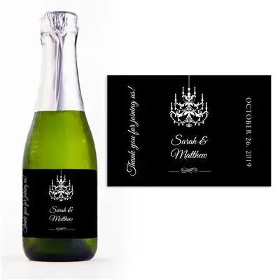 Chandelier Mini Champagne Split Label - iCustomLabel